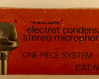 Realistic Electret Condenser Stereo Microphone