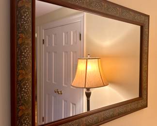 Mirror with Grape Motif