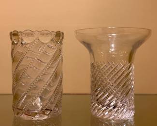 Signed Art Glass Vases