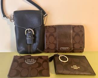 Coach Wallet, Card Case & Cell Phone Bag
