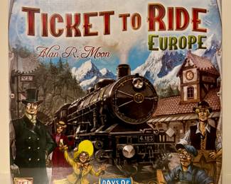New Ticket to Ride Europe Game