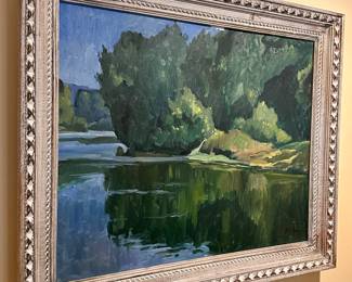 "Still Life" Oil on Canvas, Signed Rudy Helmo (NY)