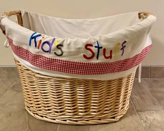 Kid's Stuff Wicker Basket