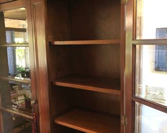 Interior of big cabinet