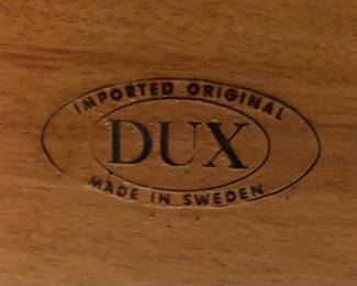 Mark on bottom of table