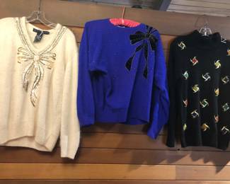 1990s beaded sweaters