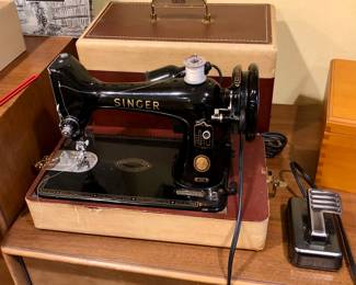 1956 Singer 99K portable sewing machine, made in Scotland