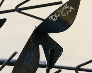 Jeré signature & date on one of birds