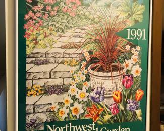 1991 NW Flower & Garden show poster (18" x 24")