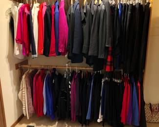 Women's clothing (sizes 6-12) Brands include Ralph Lauren, Alfani, I.N.C., Jones New York, Nordstrom, Classiques Entier, Ann Taylor, Talbot's, Carole Little & more