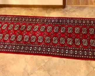 Bohkara rug (runner) 29" x 95" + 3" fringe on each end