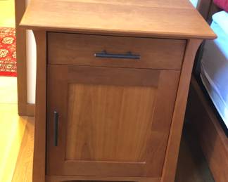 Cherry "Shinto" nightstand - matches bed (22" square, 27" high)