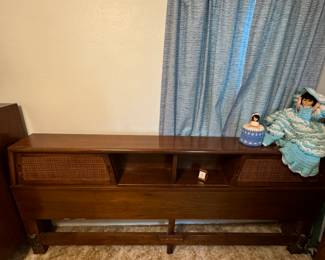King sized mid century modern headboard 