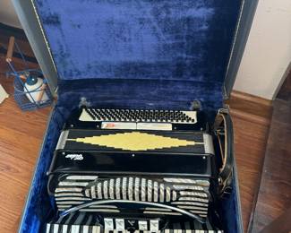 Antique accordian