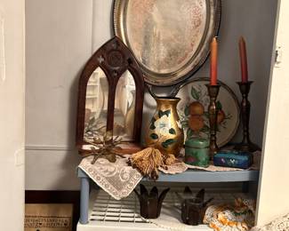 Cloisonné enamel jars.