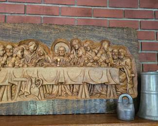 Last Supper- Solid Carved Wood
