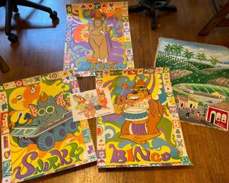 4 mint 1968 Hanna-Barbera posters of the “Banana Splits” Club&nbsp;. THERE ARE FOUR OF THESE! I didn''t realize when photographing another poster was hidden behind another. It's of Fleegle.