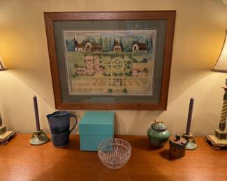 Tiffany & Company crystal bowl with box