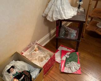 Collection of vintage Madame Alexander dolls&nbsp; and clothing