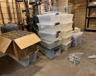 Lipton tea glasses, Heller totes