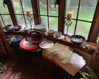 Very nice local pottery collection