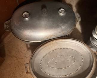 Vintage cast  aluminum