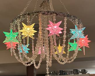 Beaded chandelier too cute