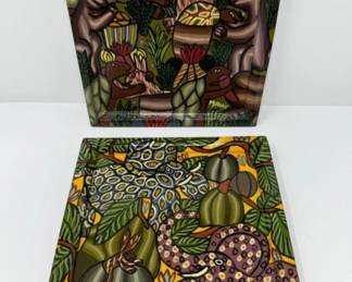 Signed Zimbabwean Masterpieces: Hare & Tortoise + The Thief Was Found	