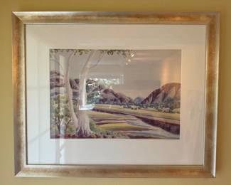 Walter Ebatarinja (1915-1968) "The Escarpment, Central Australia"