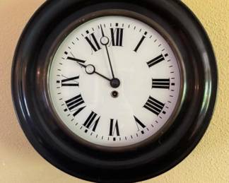 Fusee Style Wall Clock w/ Octagonal Bezel