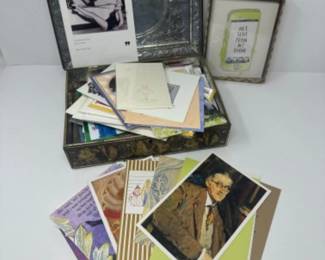 Ri Ri Demaret Inspired Renaissance Tin + All-Occasions Humor & Vintage Style Greeting Cards