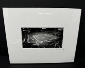Signed & Framed Photograph: 2000 World Series at Shea Stadium	