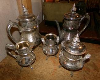 Silver Plate Tea Set