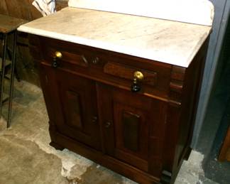 Marble-top Victorian Stand 