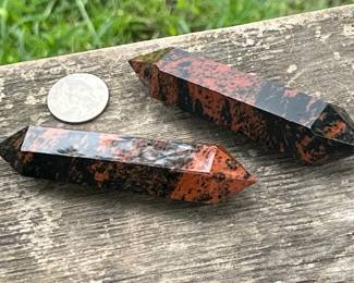 Mahogany Obsidian Double Point