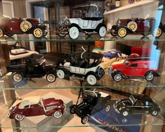 Motor museum model cars