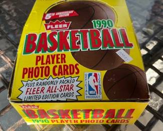 Here is one of the boxes. The early Michael Jordan card is the star of this set.