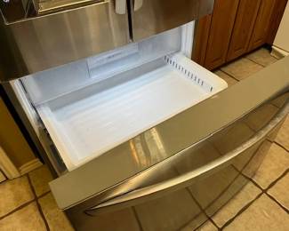 The lower freezer drawer