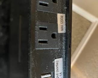 The charging station of the table