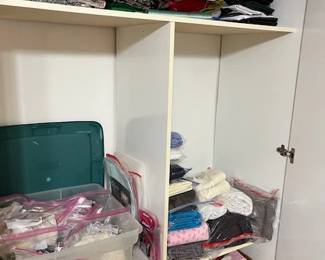 Lots more fabric and lace