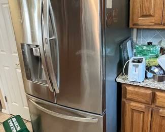 LG Fridge in the kitchen