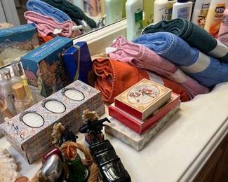 Avon soaps, cologne, and bath products