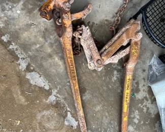 Large vintage Come Alongs