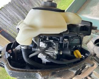 The owner tells us the motor has never been on the  water.