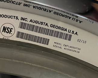 Model and serial numbers