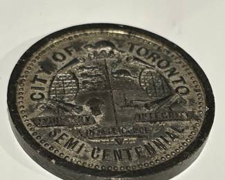 1884 Toronto coin
