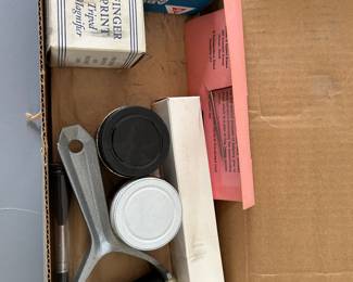 Vintage 70s Finger printing kit