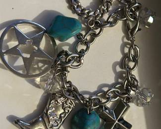 Texas cowboy turquoise bracelet