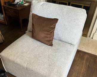 Part of the 4 piece interchangeable sofa. also lays down to a bed.