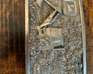 Vintage Rare Backloader John Deere Belt Buckle 